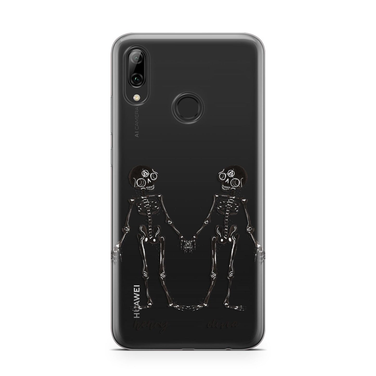 Romantic Skeletons Personalised Huawei Y7 2019