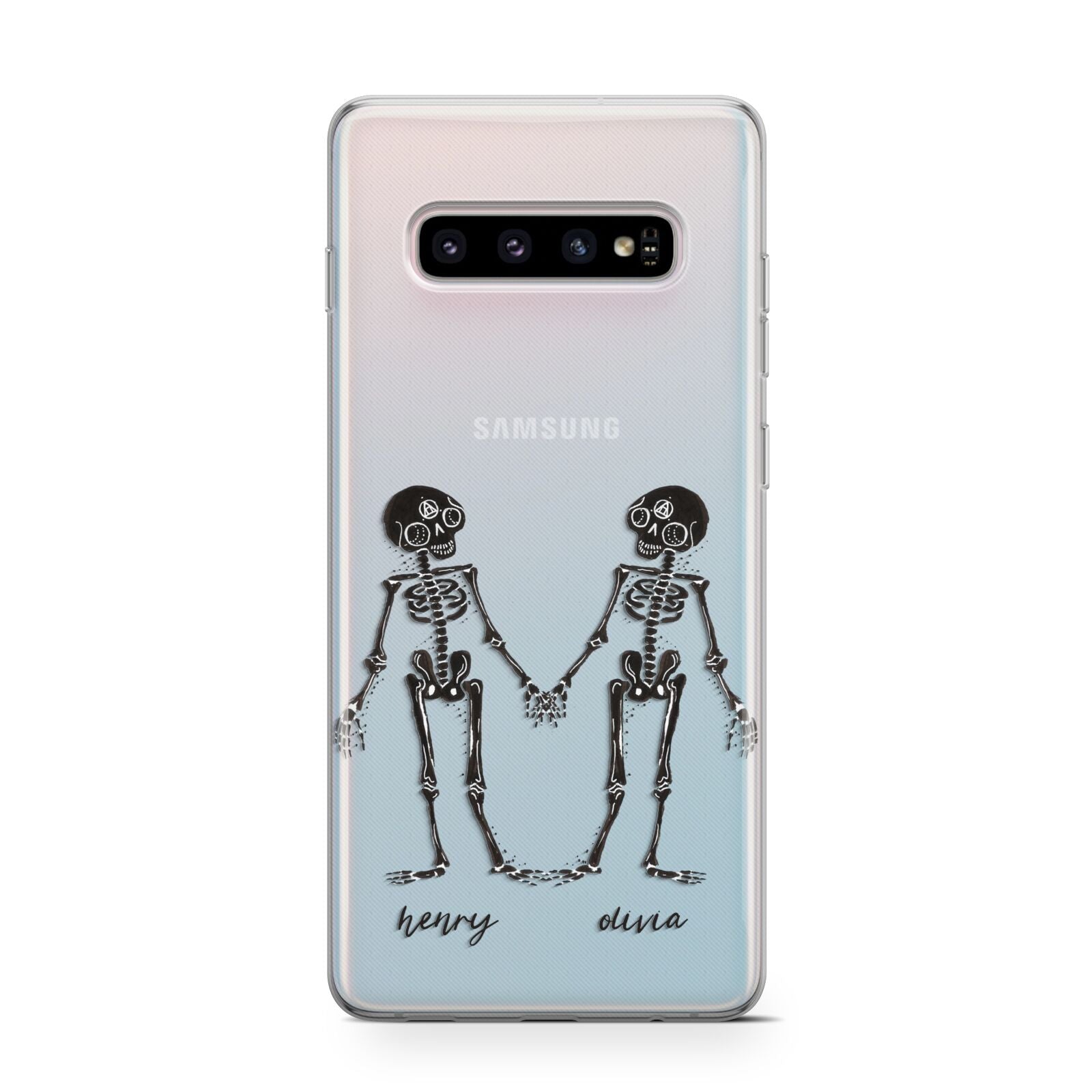 Romantic Skeletons Personalised Protective Samsung Galaxy Case