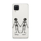 Romantic Skeletons Personalised Samsung A12 Case