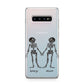 Romantic Skeletons Personalised Samsung Galaxy S10 Plus Case
