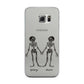 Romantic Skeletons Personalised Samsung Galaxy S6 Edge Case