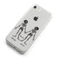 Romantic Skeletons Personalised iPhone 8 Bumper Case on Silver iPhone Alternative Image
