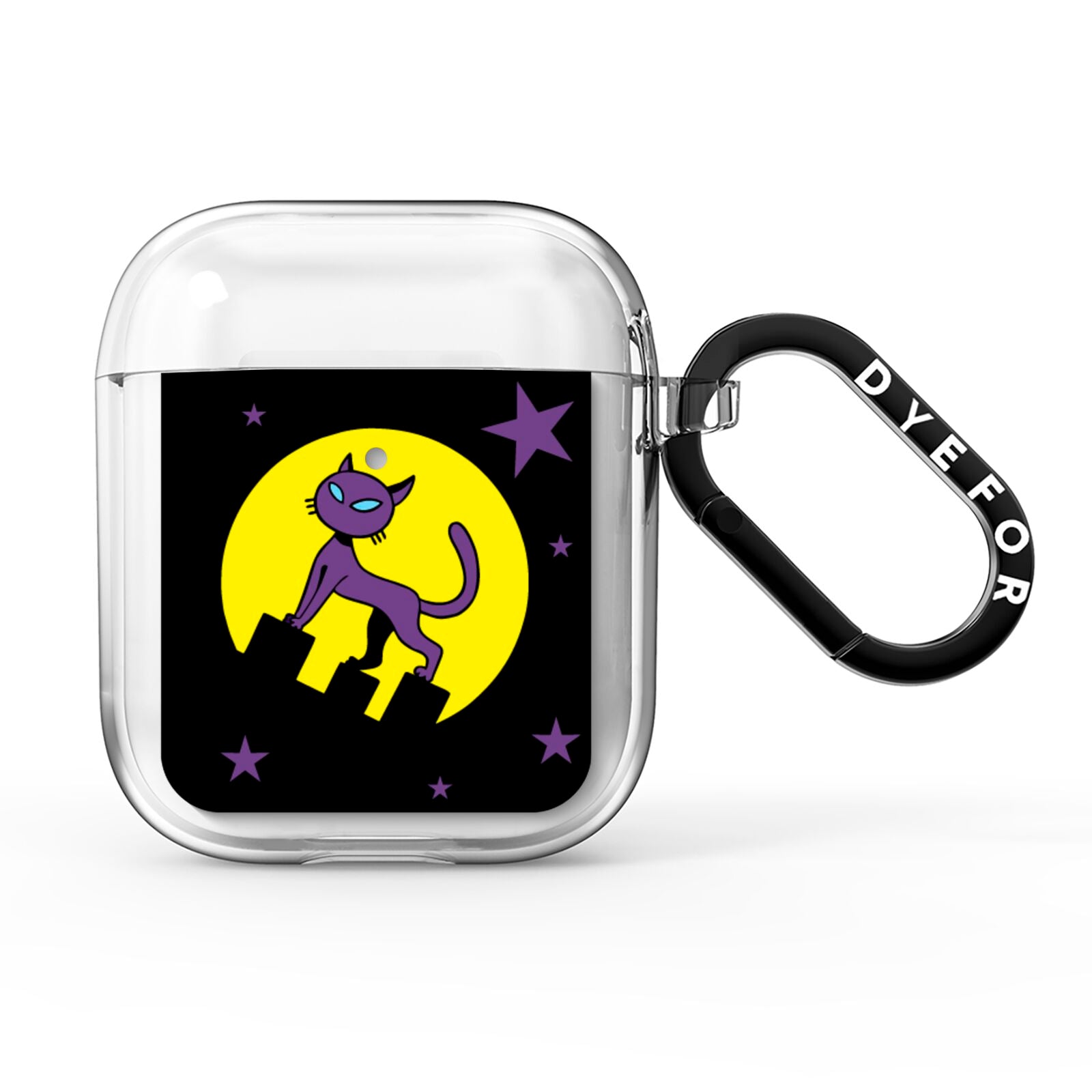 Rooftop Cats AirPods Clear Case