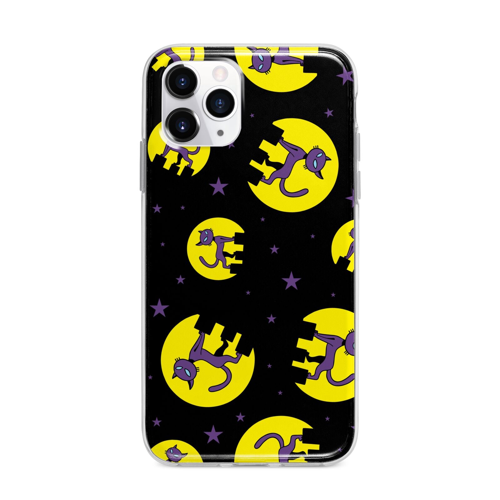 Rooftop Cats Apple iPhone 11 Pro Max in Silver with Bumper Case