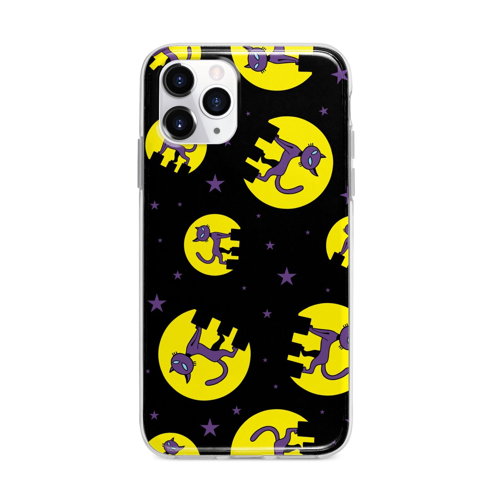 Rooftop Cats Apple iPhone 11 Pro in Silver with Bumper Case