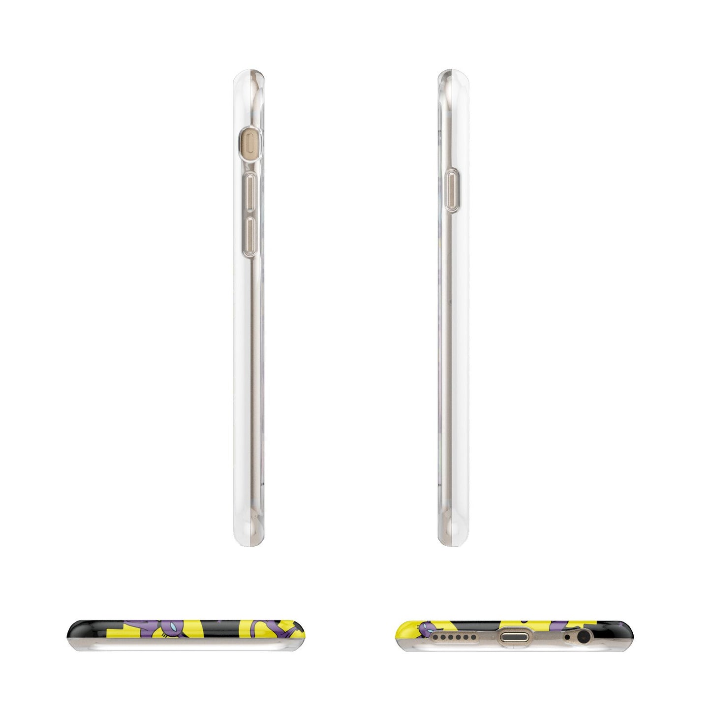 Rooftop Cats Apple iPhone 6 3D Wrap Tough Case Alternative Image Angles