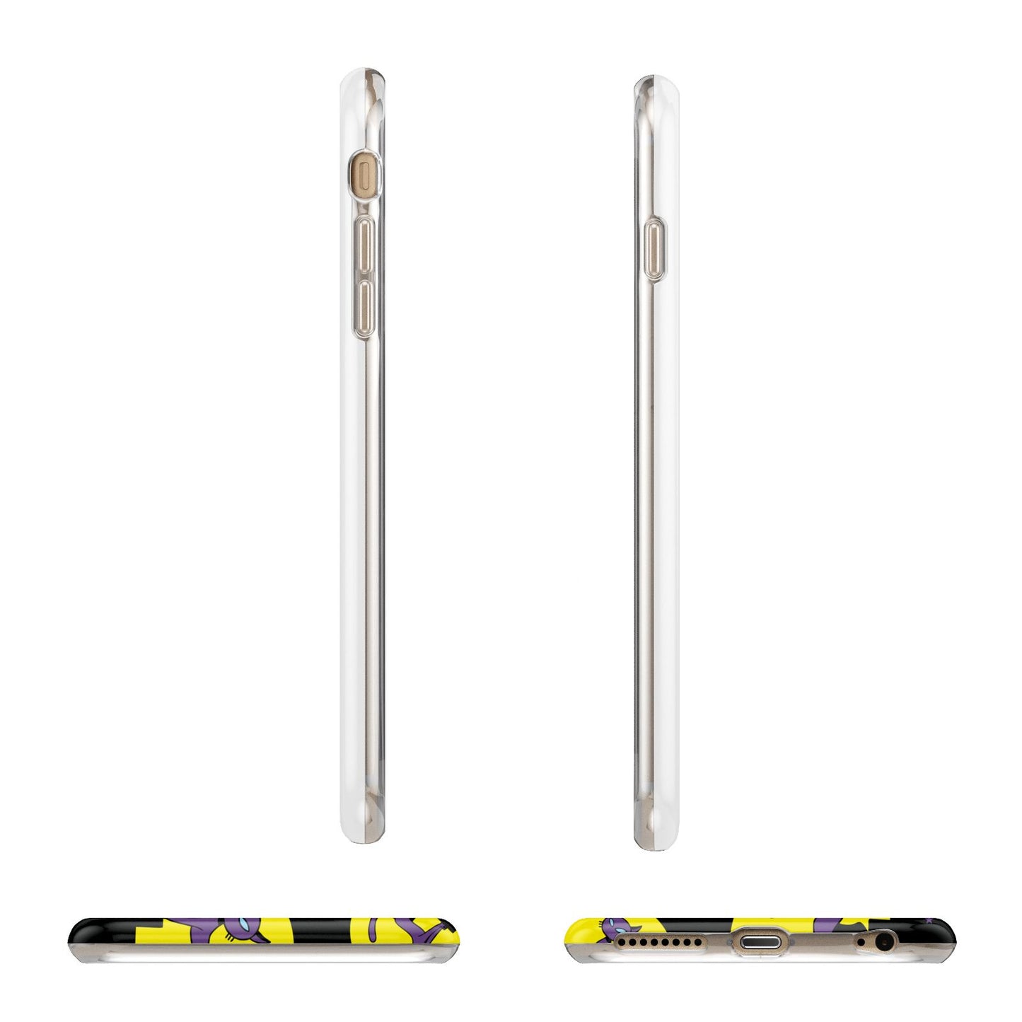 Rooftop Cats Apple iPhone 6 Plus 3D Wrap Tough Case Alternative Image Angles