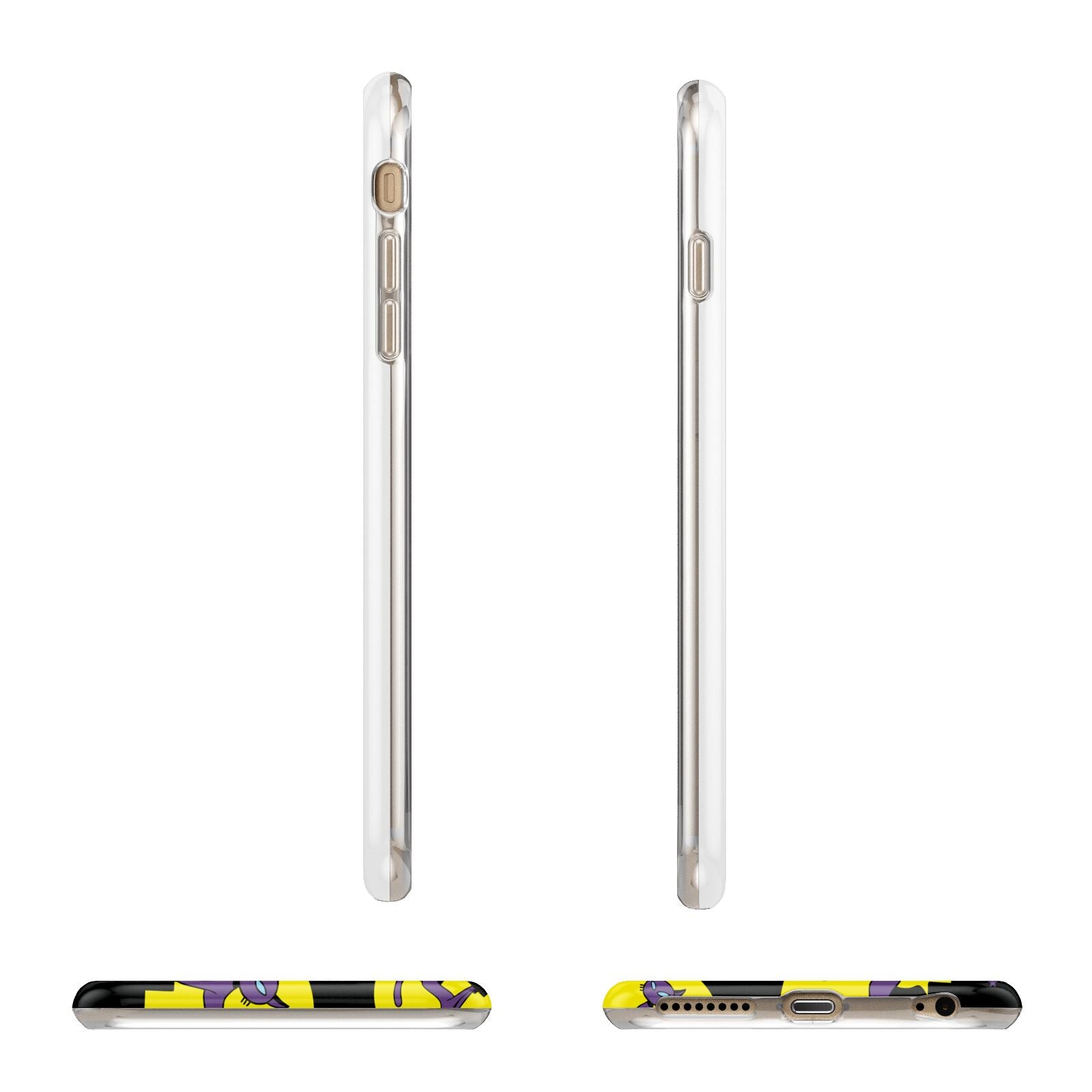 Rooftop Cats Apple iPhone 6 Plus 3D Wrap Tough Case Alternative Image Angles