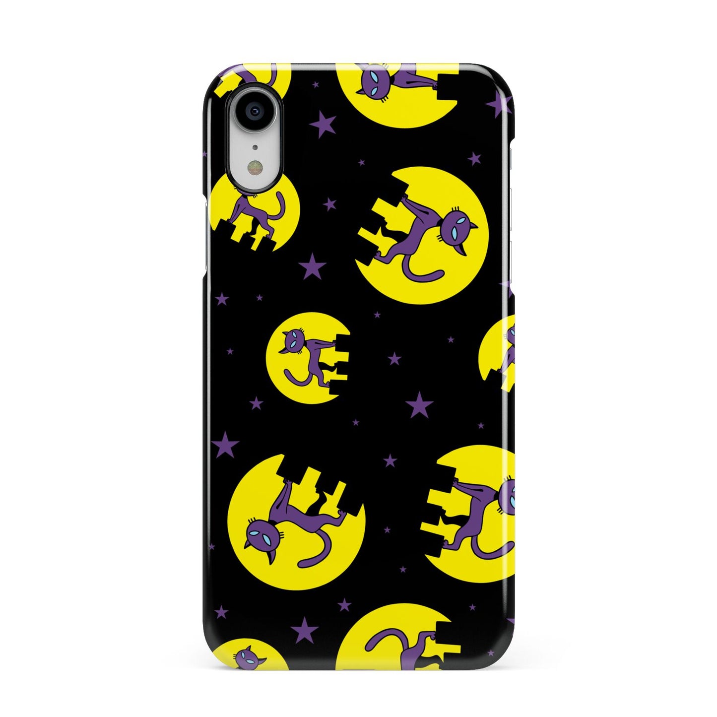 Rooftop Cats Apple iPhone XR White 3D Snap Case