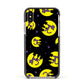Rooftop Cats Apple iPhone Xs Impact Case Black Edge on Gold Phone