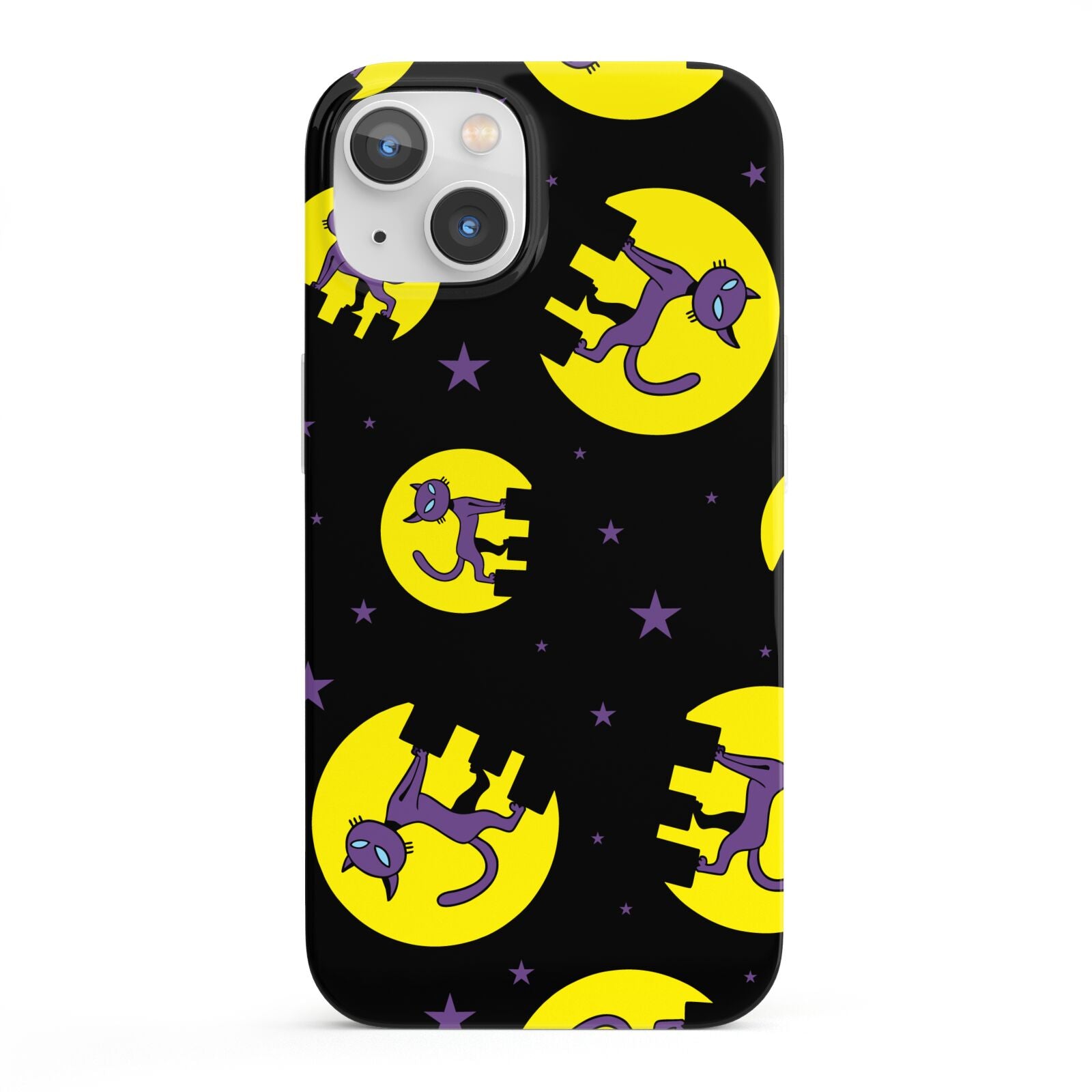 Rooftop Cats iPhone 13 Full Wrap 3D Snap Case