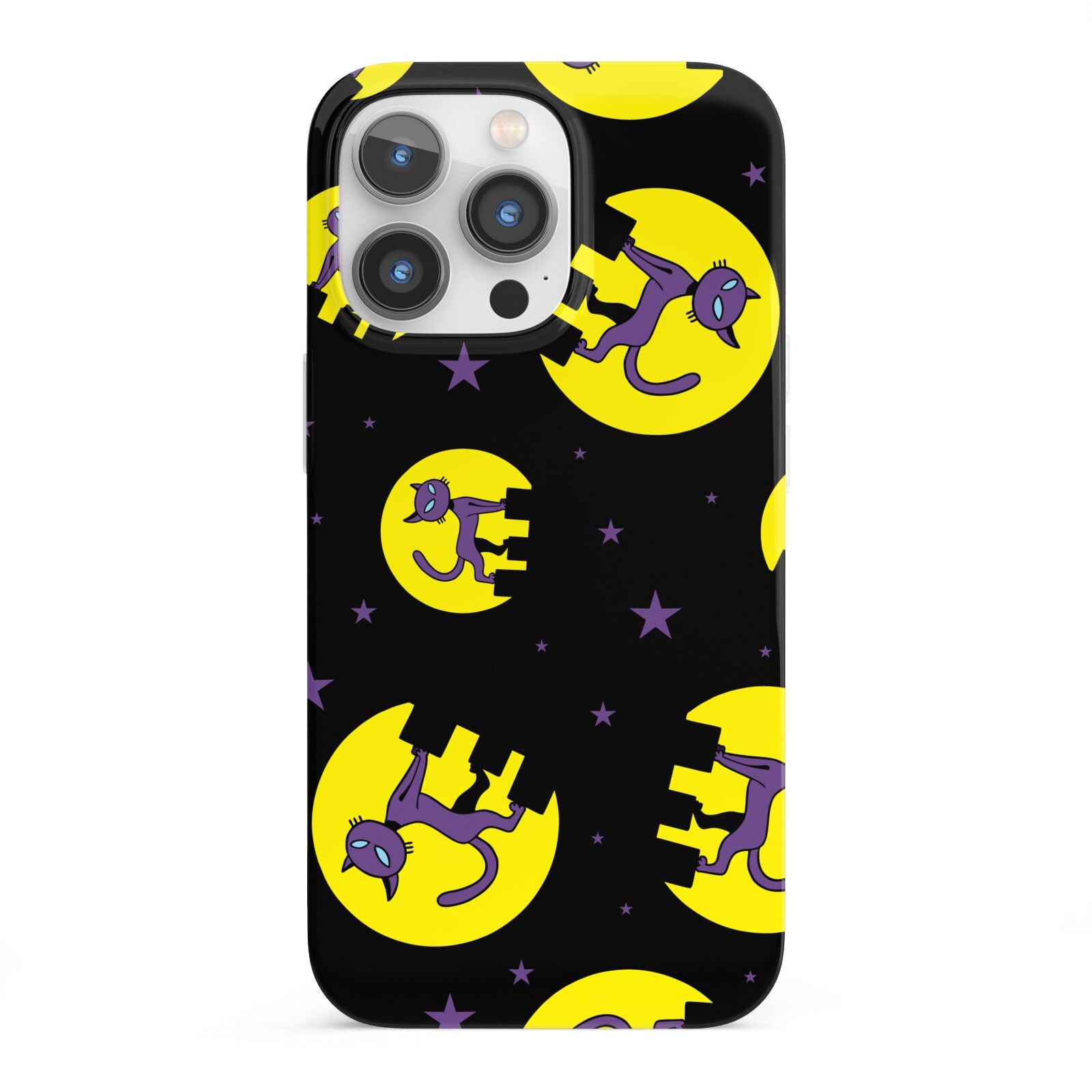 Rooftop Cats iPhone 13 Pro Full Wrap 3D Snap Case