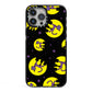 Rooftop Cats iPhone 13 Pro Max Black Impact Case on Silver phone