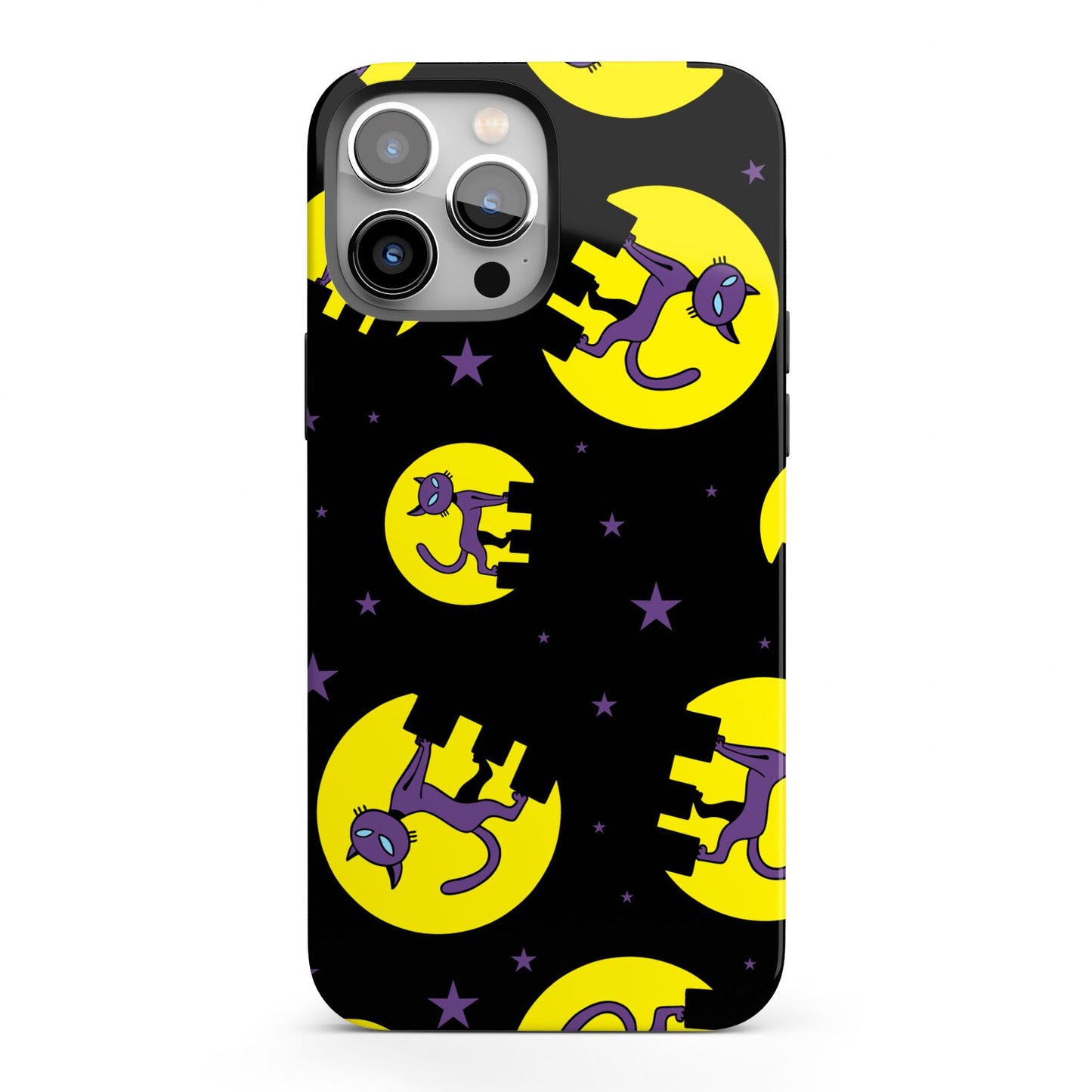 Rooftop Cats iPhone 13 Pro Max Full Wrap 3D Tough Case