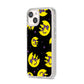 Rooftop Cats iPhone 14 Clear Tough Case Starlight Angled Image