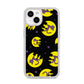 Rooftop Cats iPhone 14 Glitter Tough Case Starlight