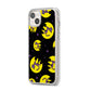 Rooftop Cats iPhone 14 Plus Clear Tough Case Starlight Angled Image