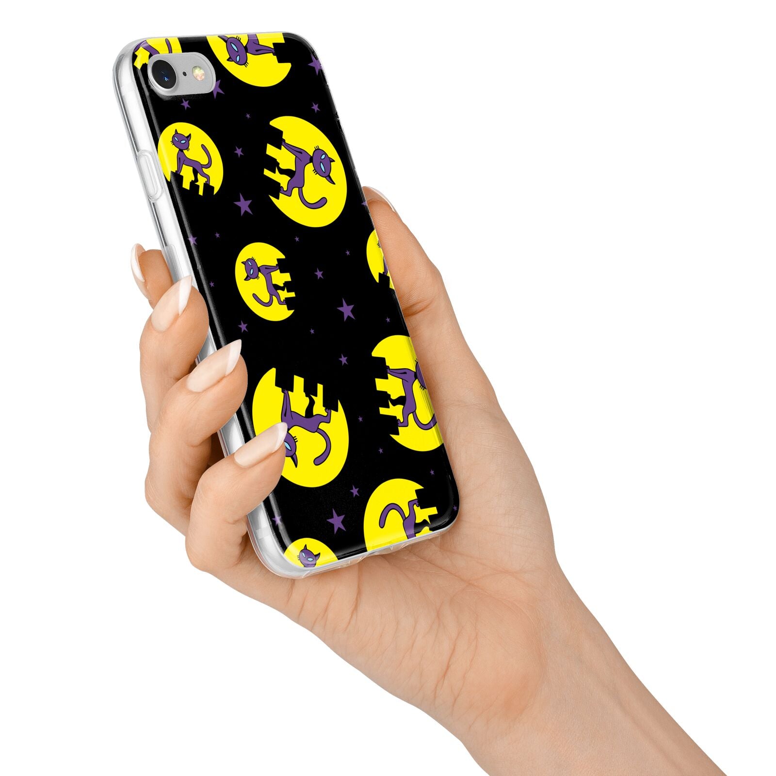 Rooftop Cats iPhone 7 Bumper Case on Silver iPhone Alternative Image