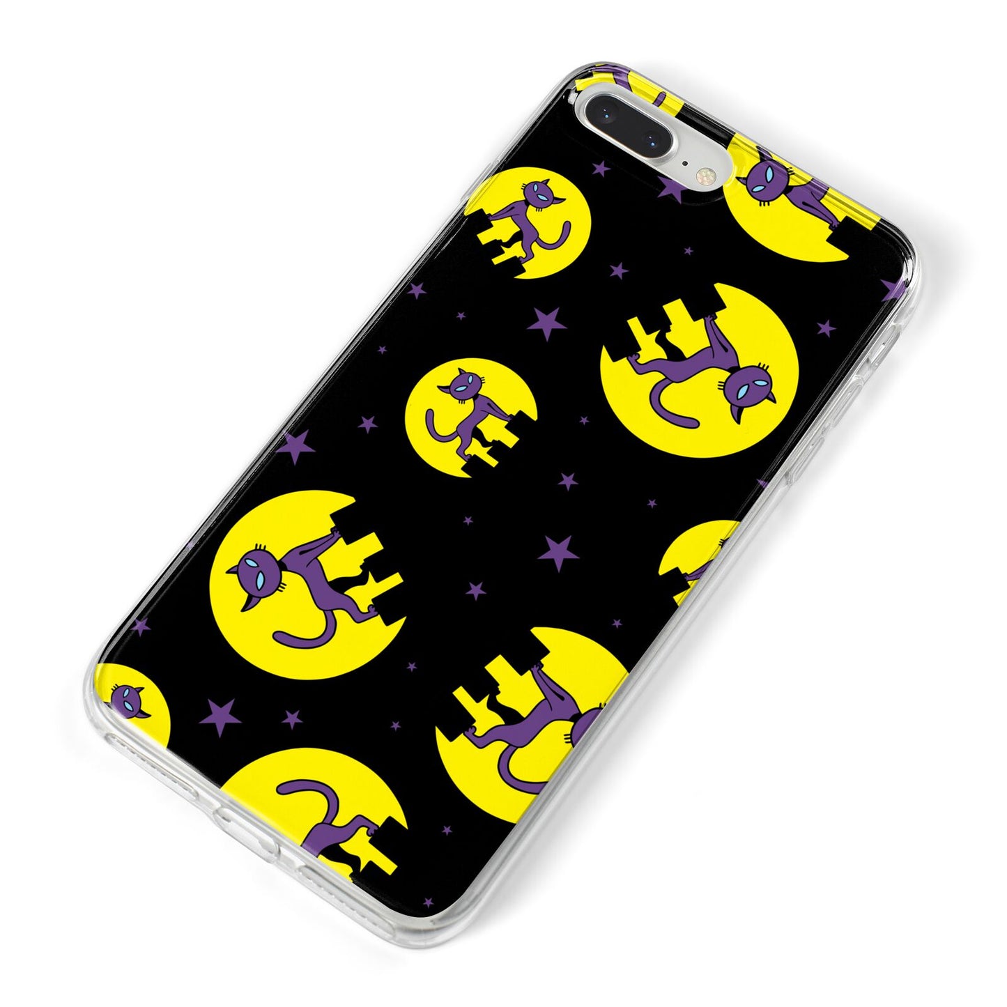 Rooftop Cats iPhone 8 Plus Bumper Case on Silver iPhone Alternative Image