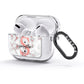 Rose Gold Personalised Marble Glitter Initial Name AirPods Glitter Case 3rd Gen Side Image