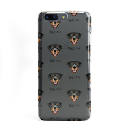 Rottweiler Icon with Name OnePlus Case