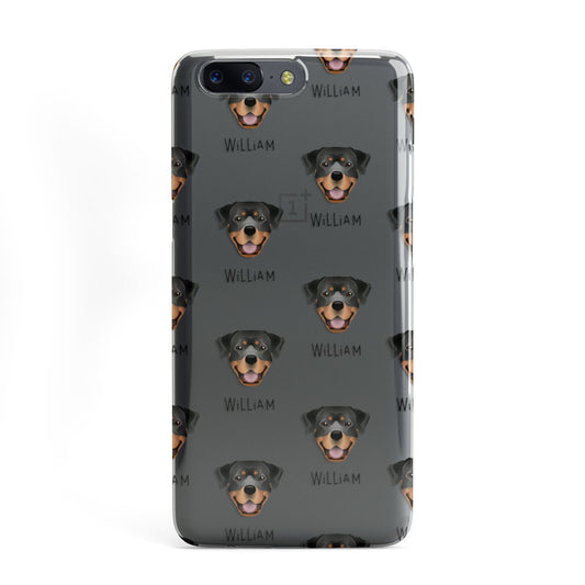 Rottweiler Icon with Name OnePlus Case