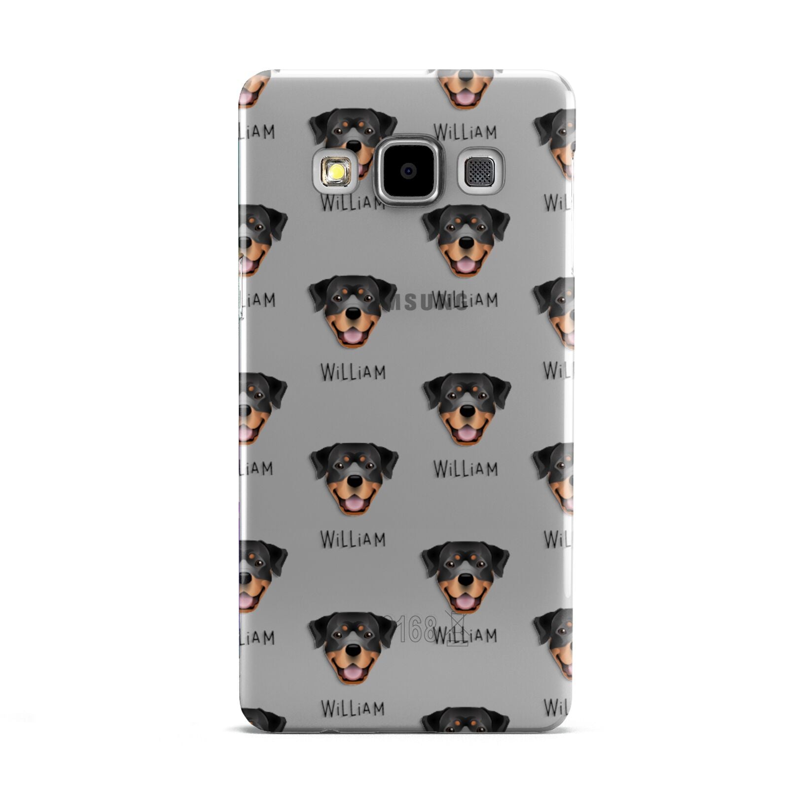 Rottweiler Icon with Name Samsung Galaxy A5 Case