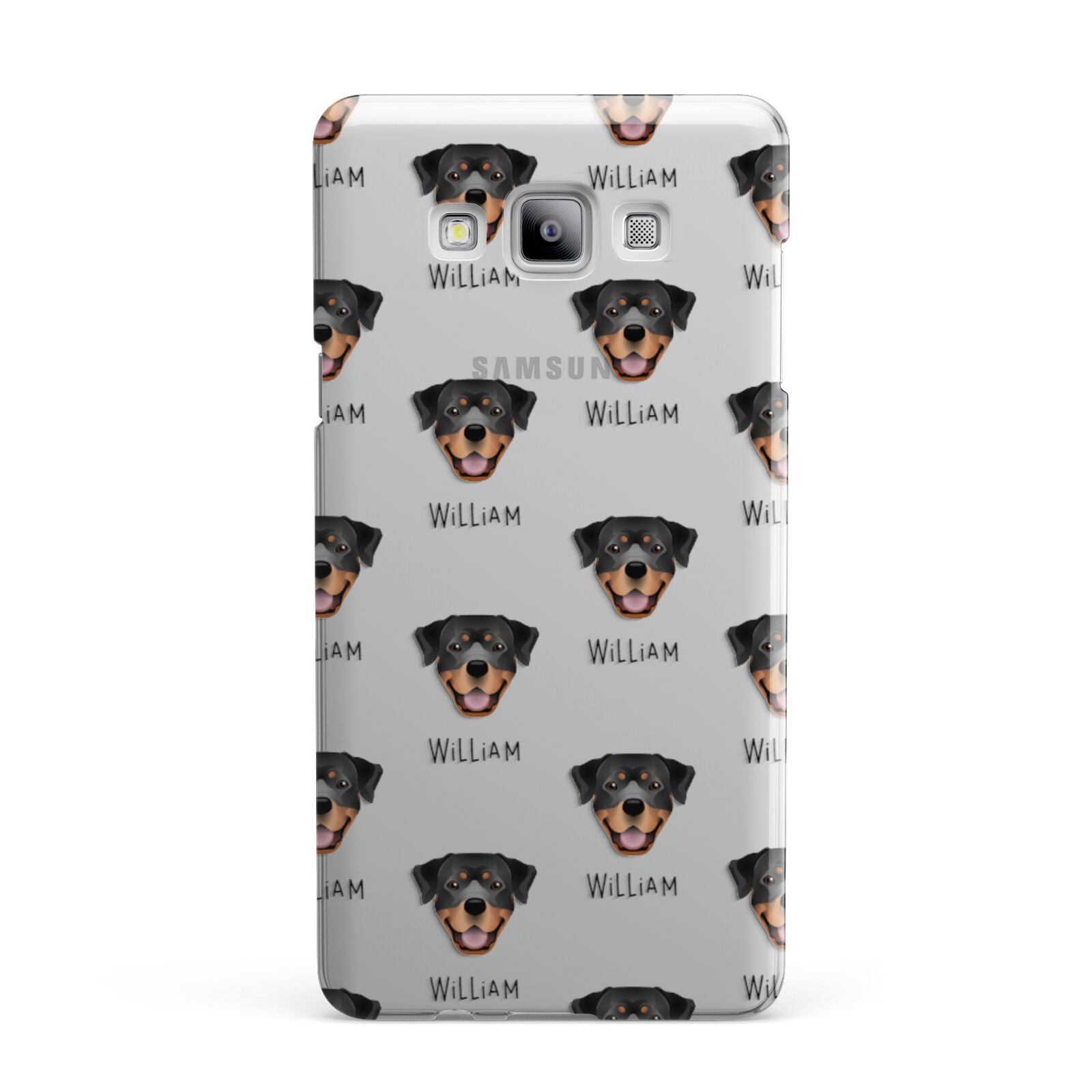 Rottweiler Icon with Name Samsung Galaxy A7 2015 Case