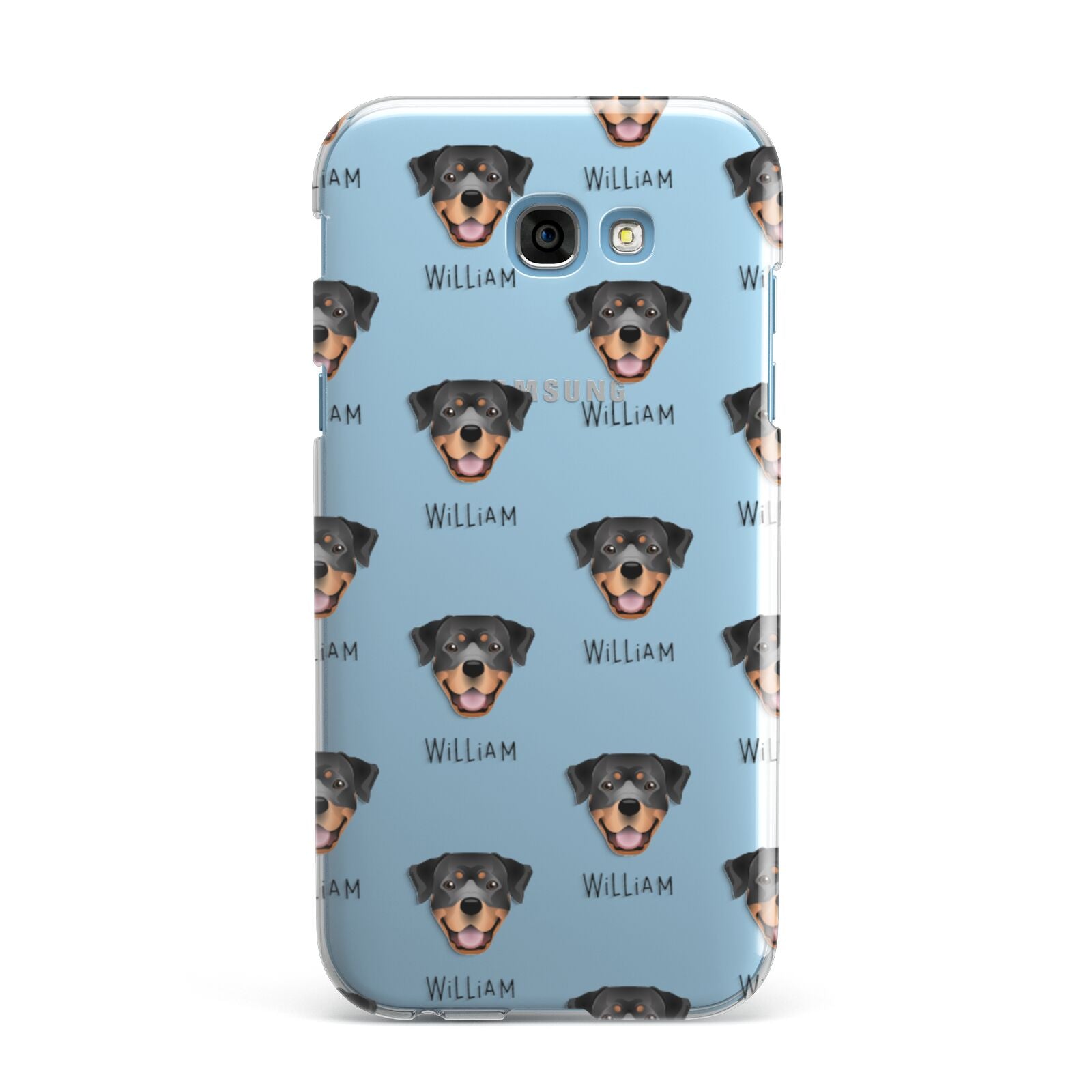 Rottweiler Icon with Name Samsung Galaxy A7 2017 Case