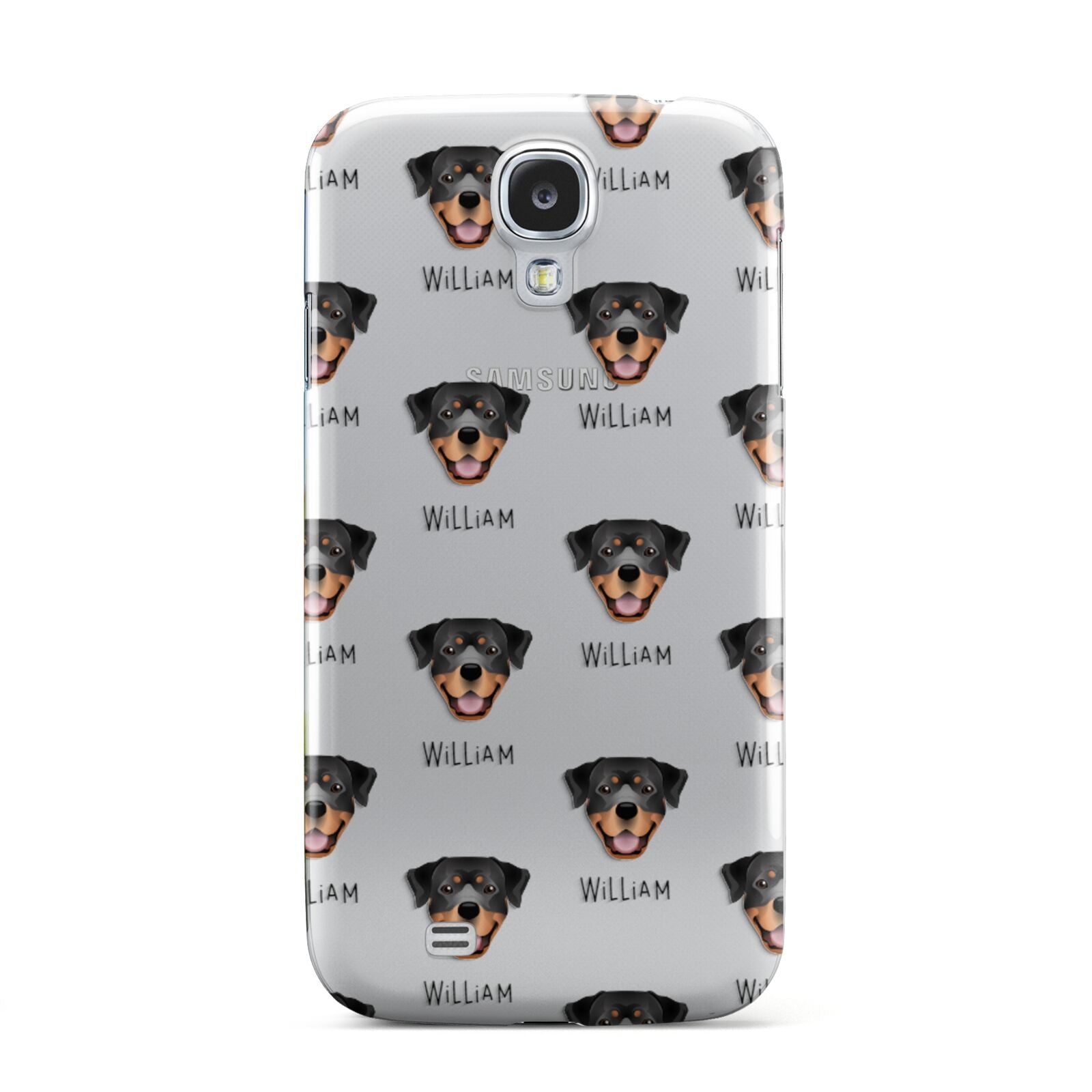 Rottweiler Icon with Name Samsung Galaxy S4 Case