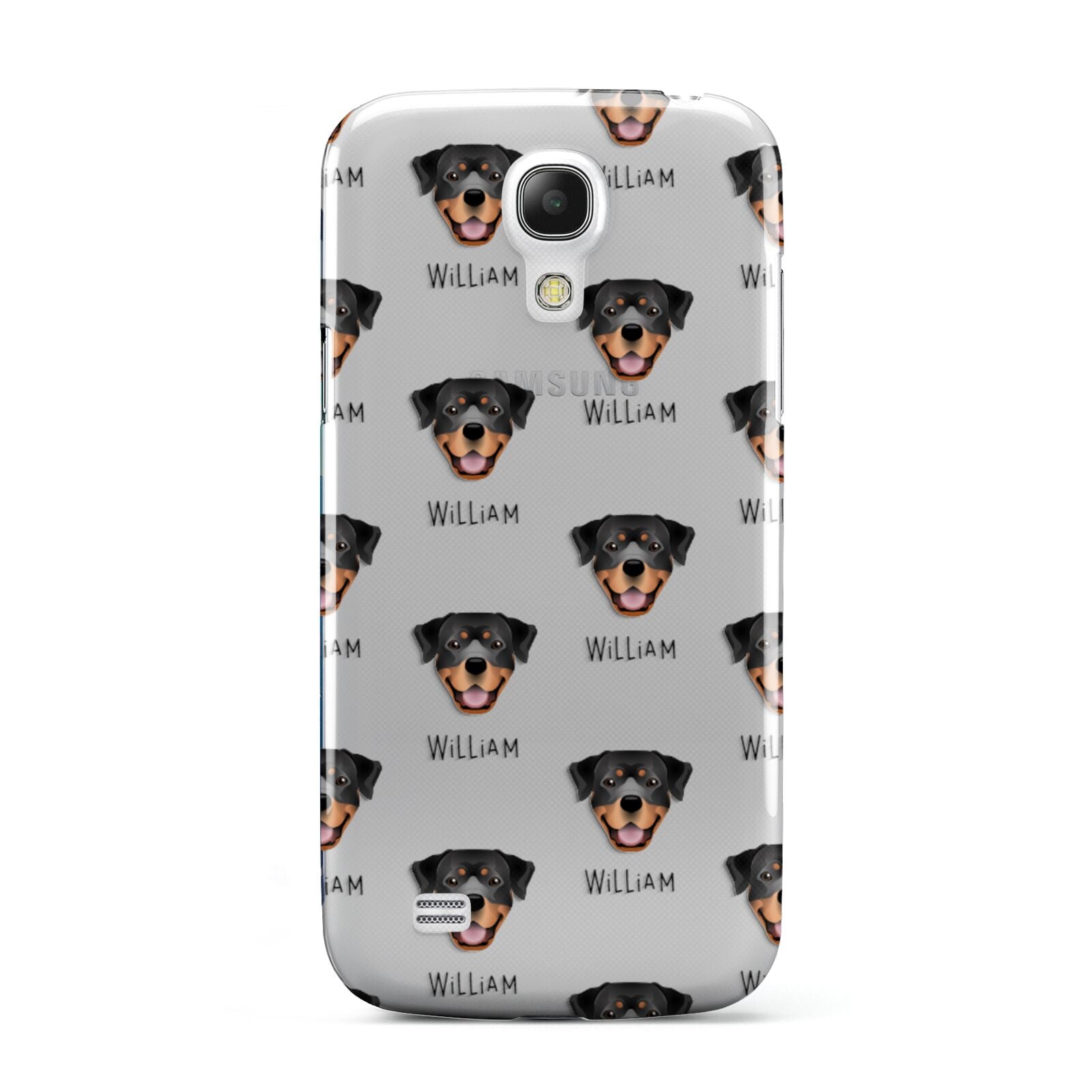 Rottweiler Icon with Name Samsung Galaxy S4 Mini Case