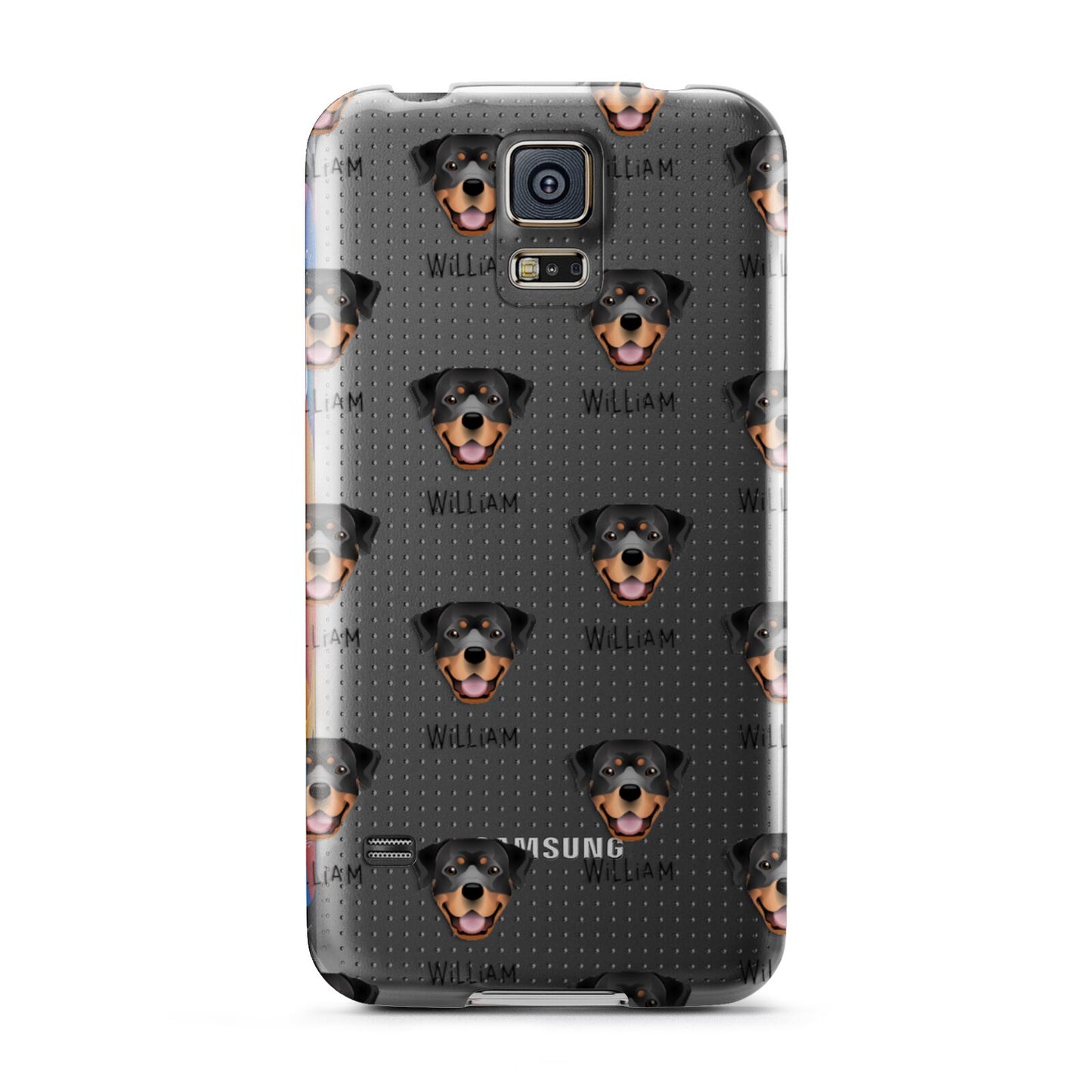 Rottweiler Icon with Name Samsung Galaxy S5 Case
