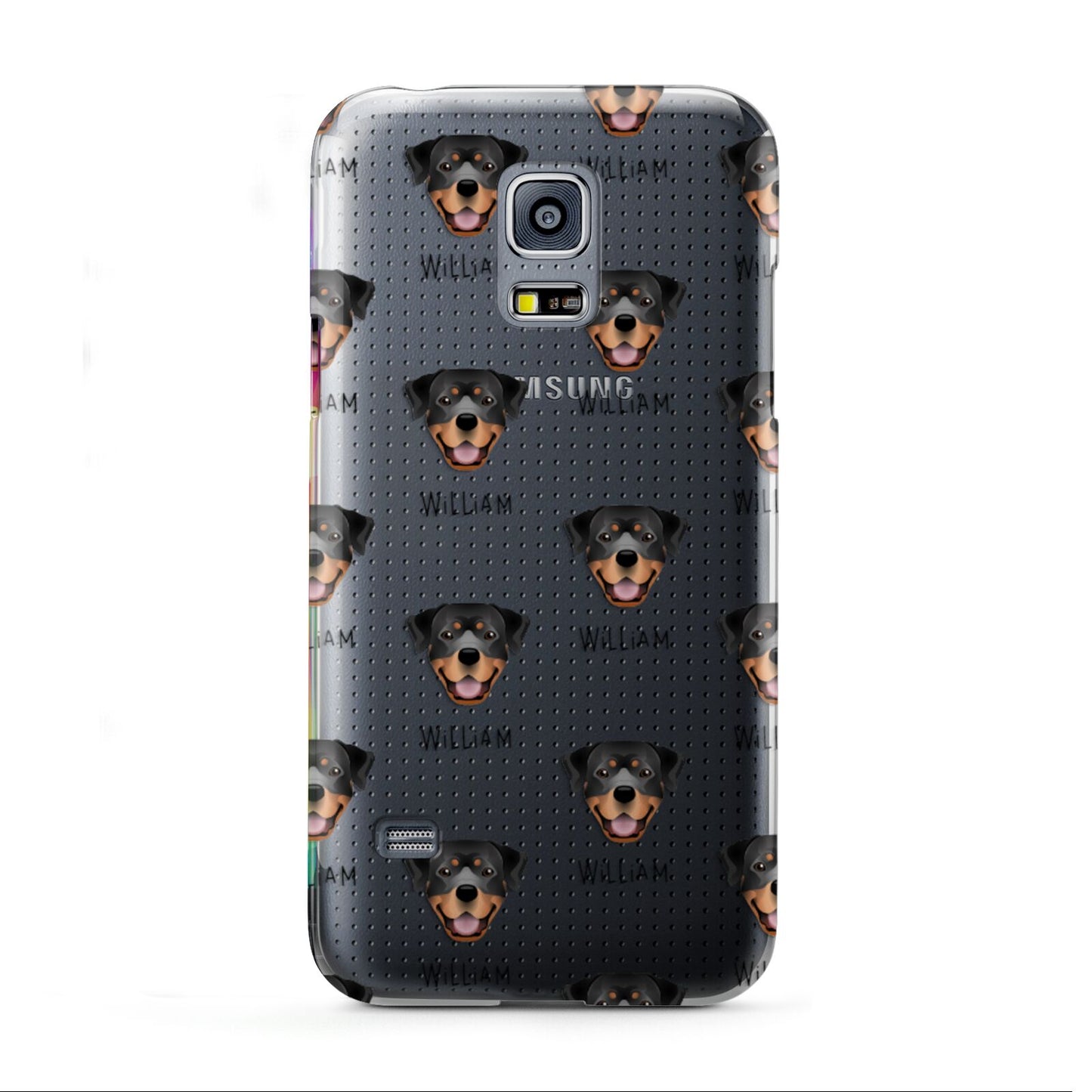 Rottweiler Icon with Name Samsung Galaxy S5 Mini Case