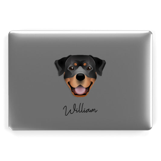 Rottweiler Personalised Apple MacBook Case