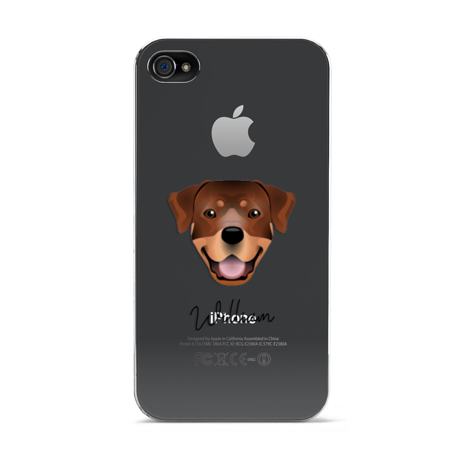 Rottweiler Personalised Apple iPhone 4s Case
