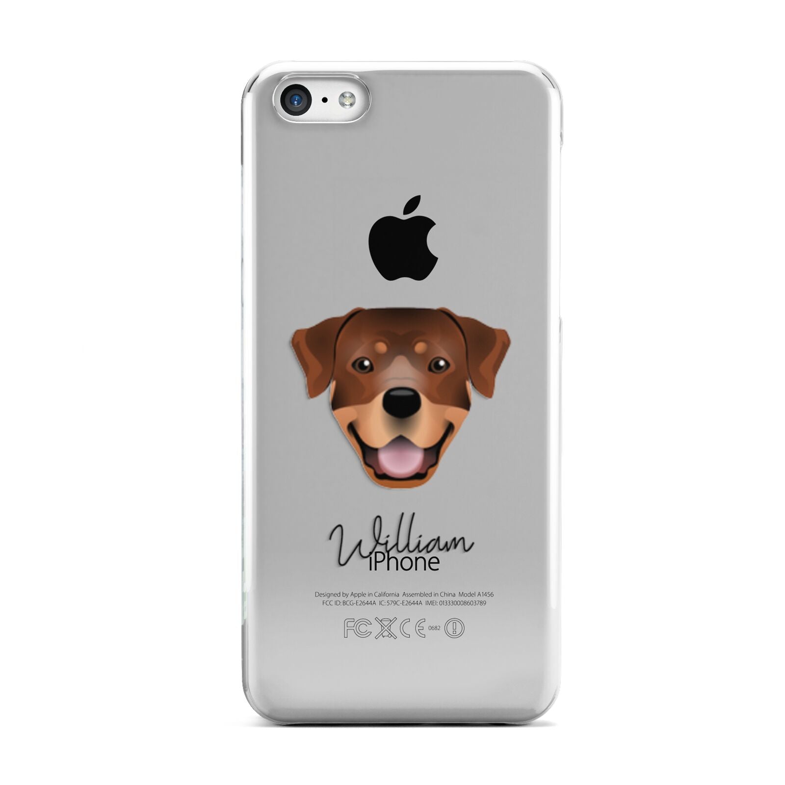 Rottweiler Personalised Apple iPhone 5c Case