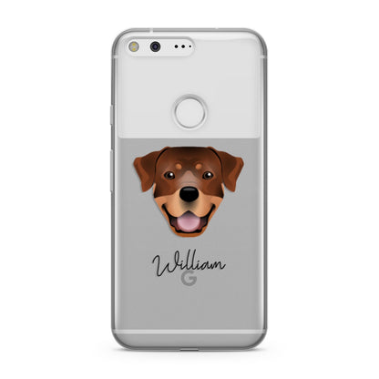 Rottweiler Personalised Google Pixel Case