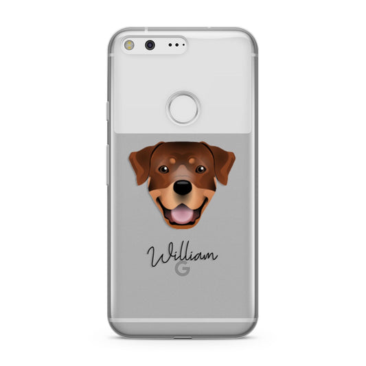 Rottweiler Personalised Google Pixel Case