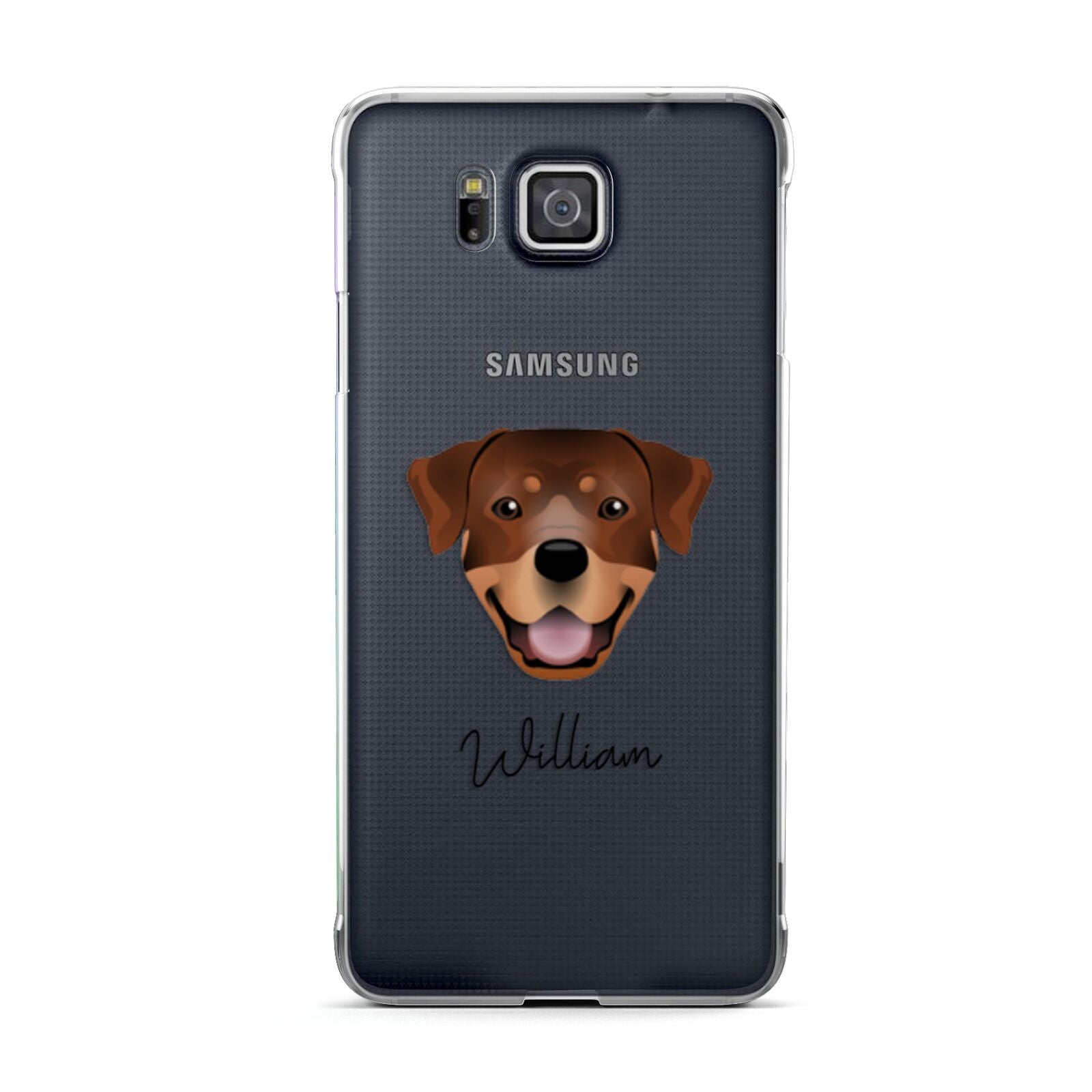 Rottweiler Personalised Samsung Galaxy Alpha Case