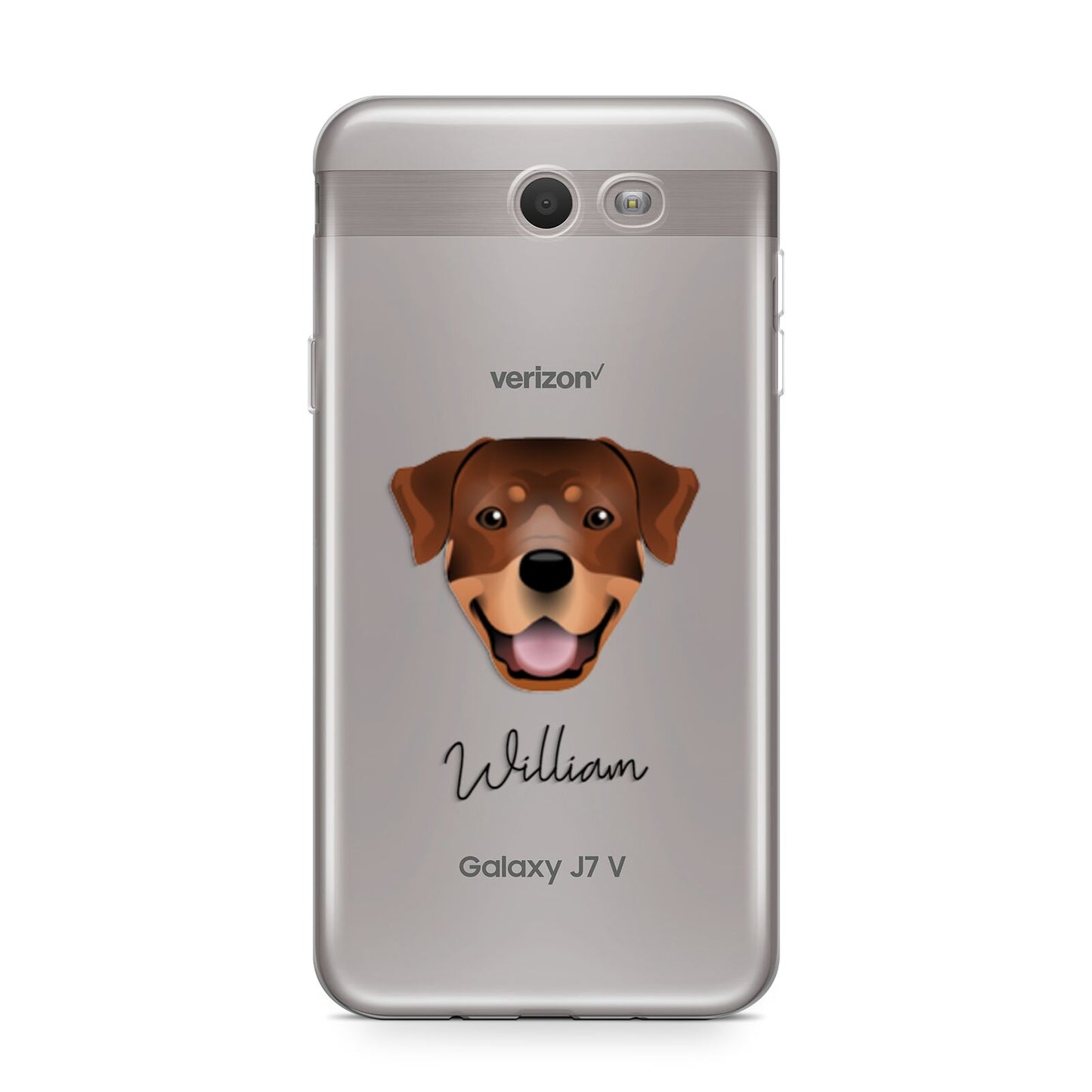 Rottweiler Personalised Samsung Galaxy J7 2017 Case