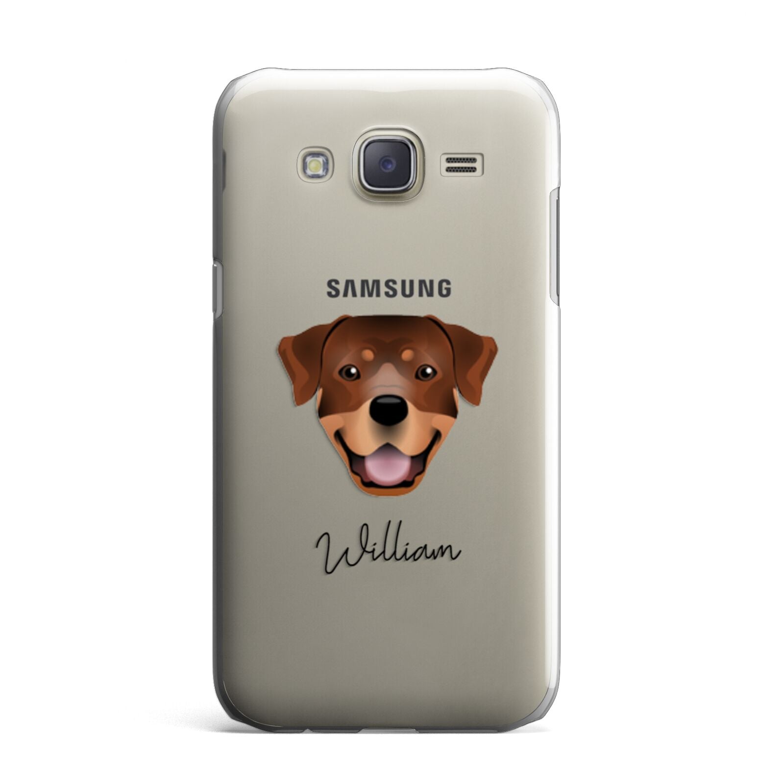 Rottweiler Personalised Samsung Galaxy J7 Case