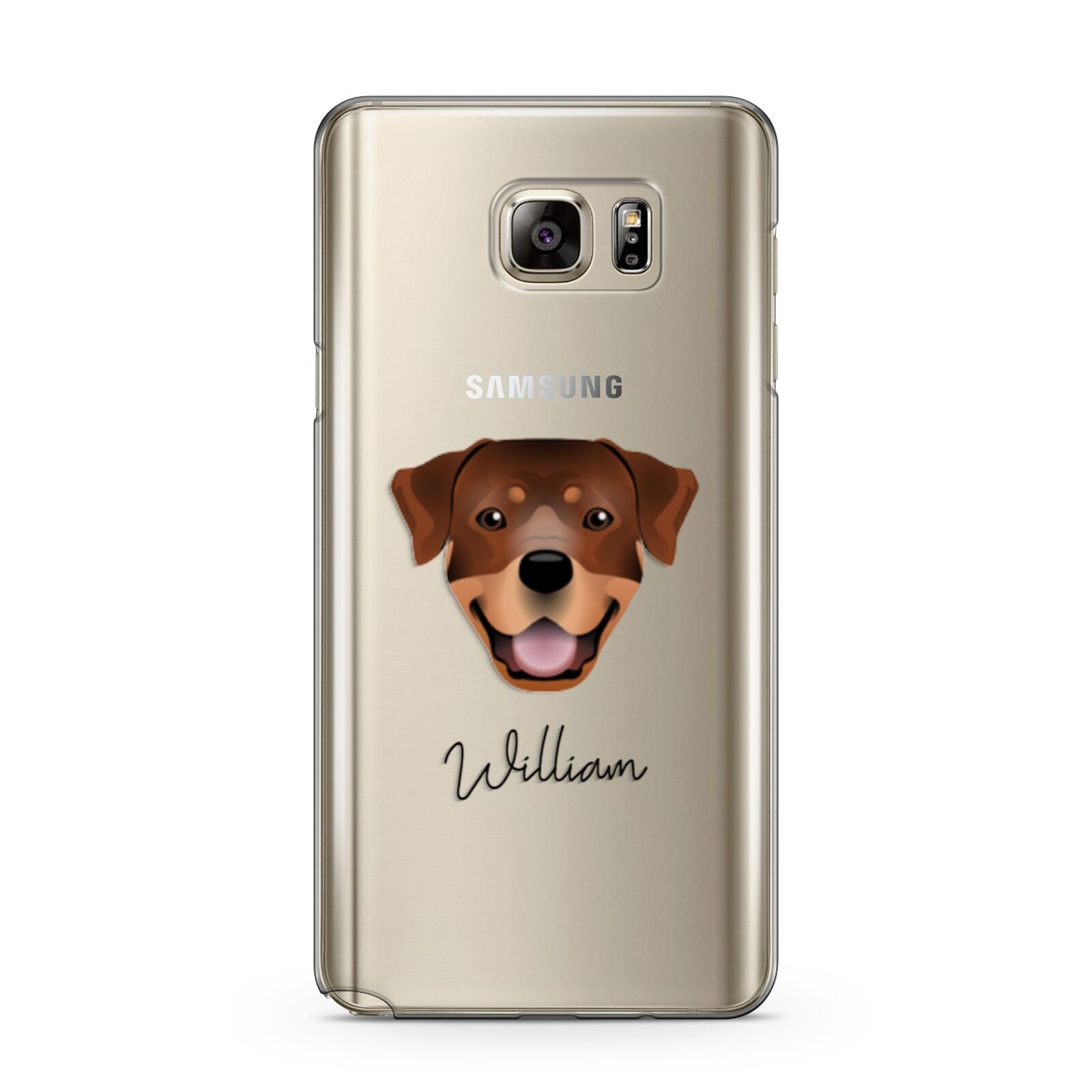 Rottweiler Personalised Samsung Galaxy Note 5 Case