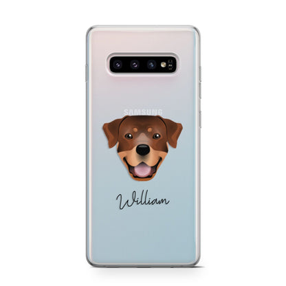 Rottweiler Personalised Samsung Galaxy S10 Case