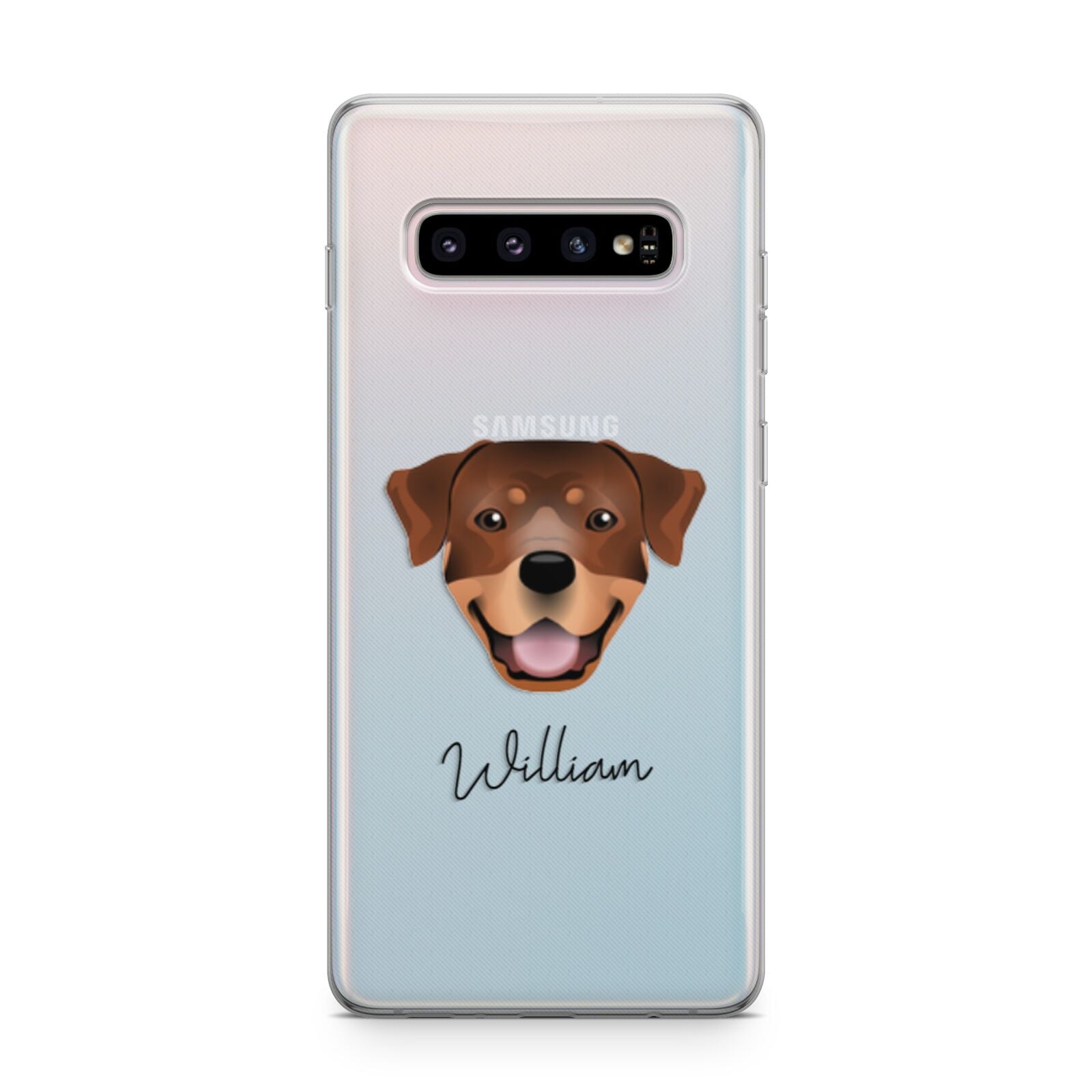 Rottweiler Personalised Samsung Galaxy S10 Plus Case
