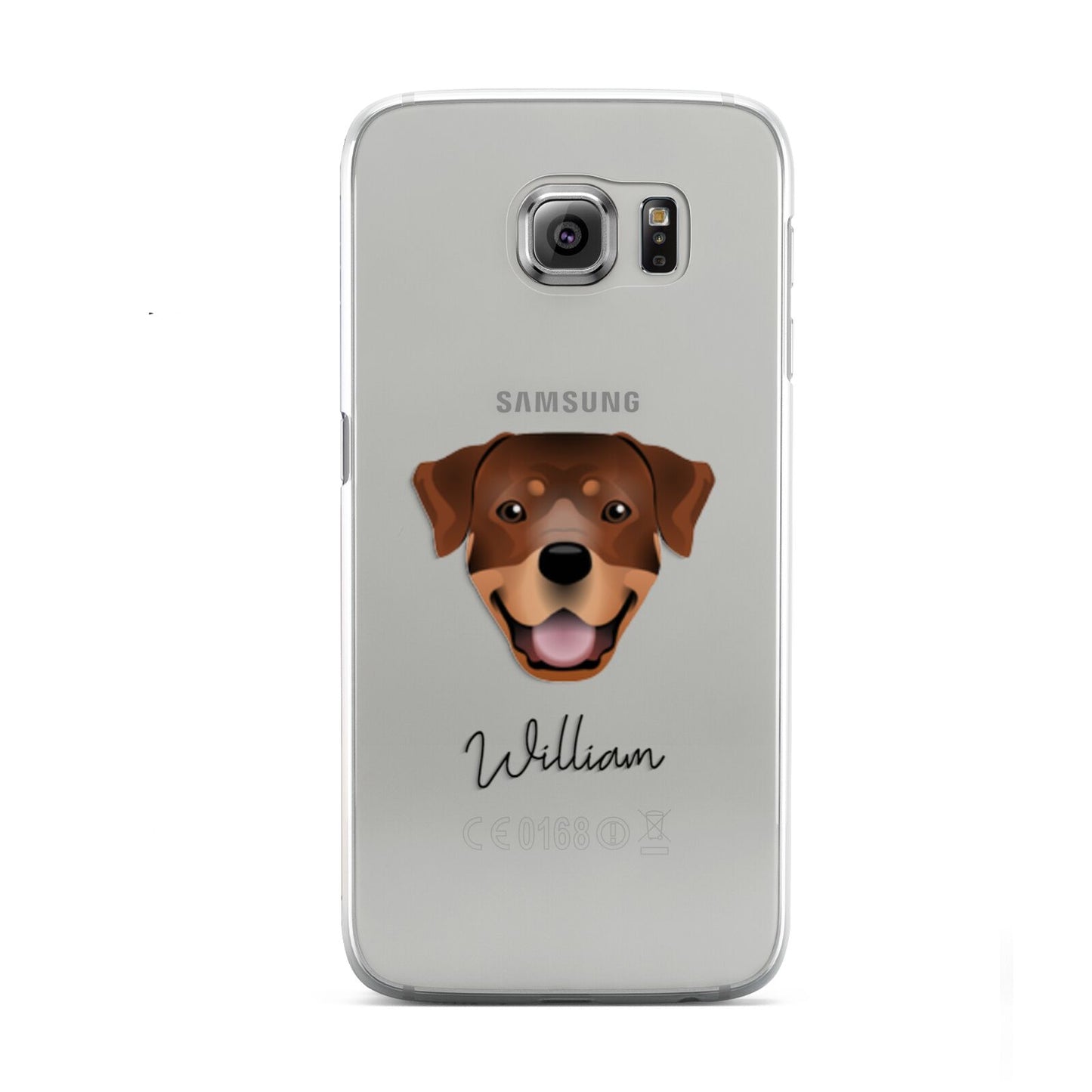 Rottweiler Personalised Samsung Galaxy S6 Case
