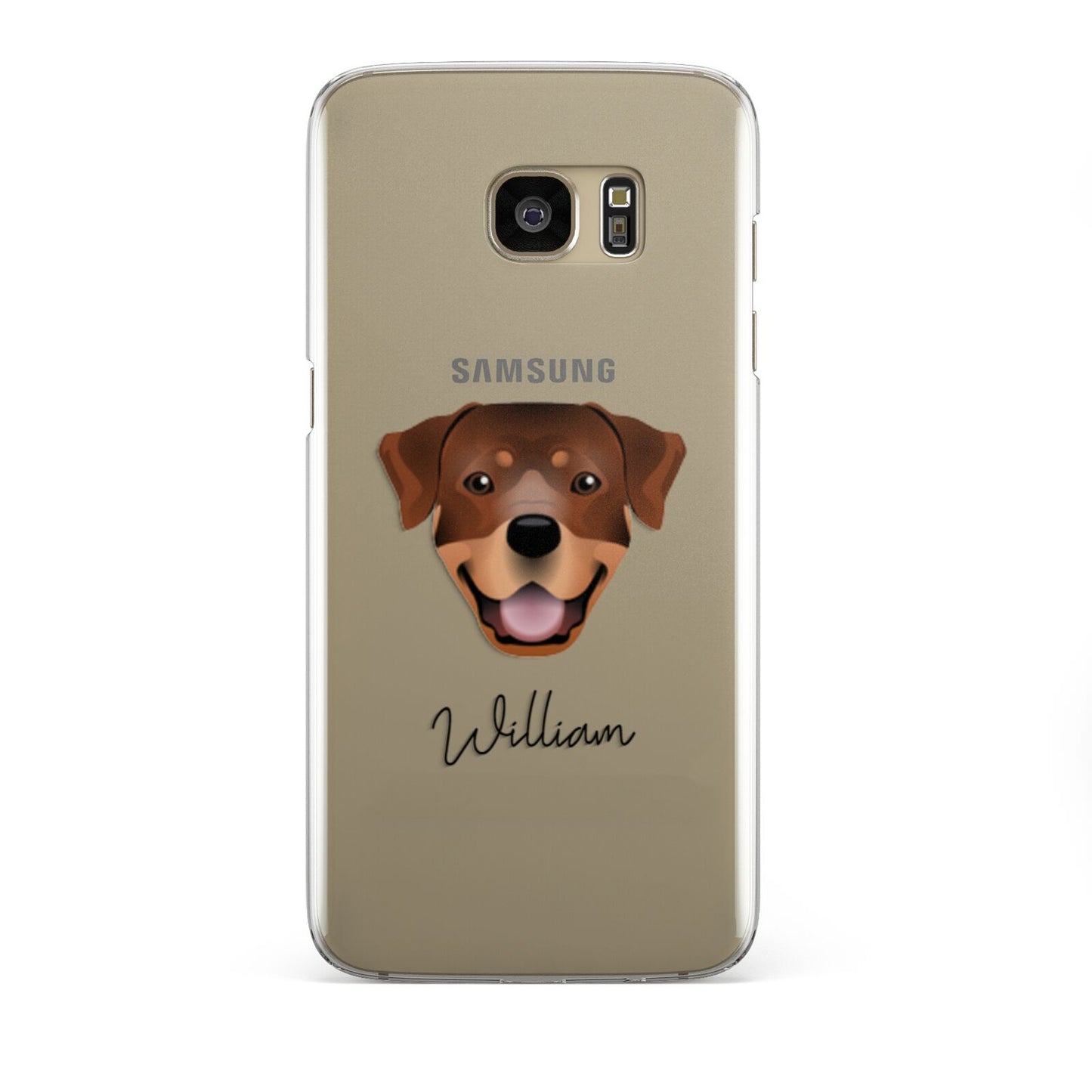 Rottweiler Personalised Samsung Galaxy S7 Edge Case