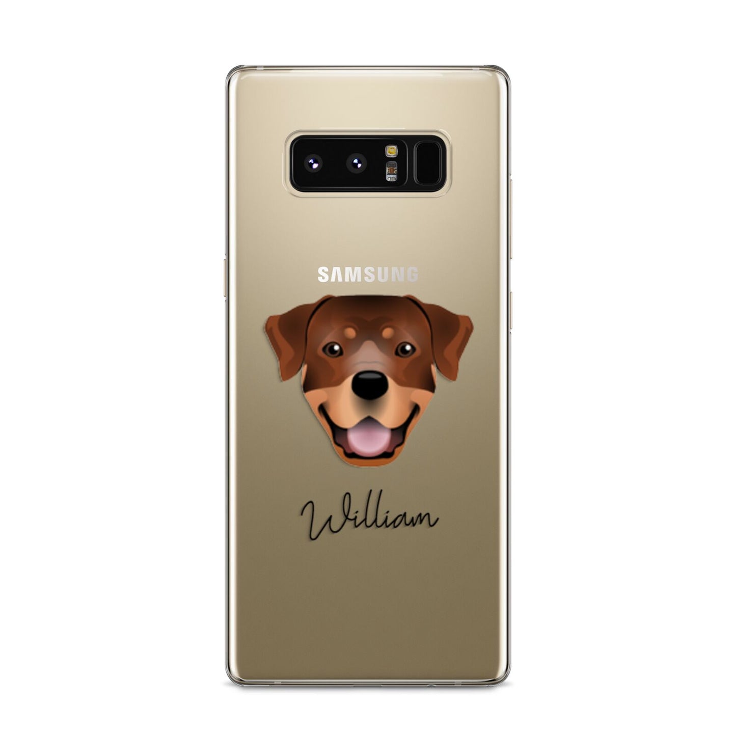 Rottweiler Personalised Samsung Galaxy S8 Case