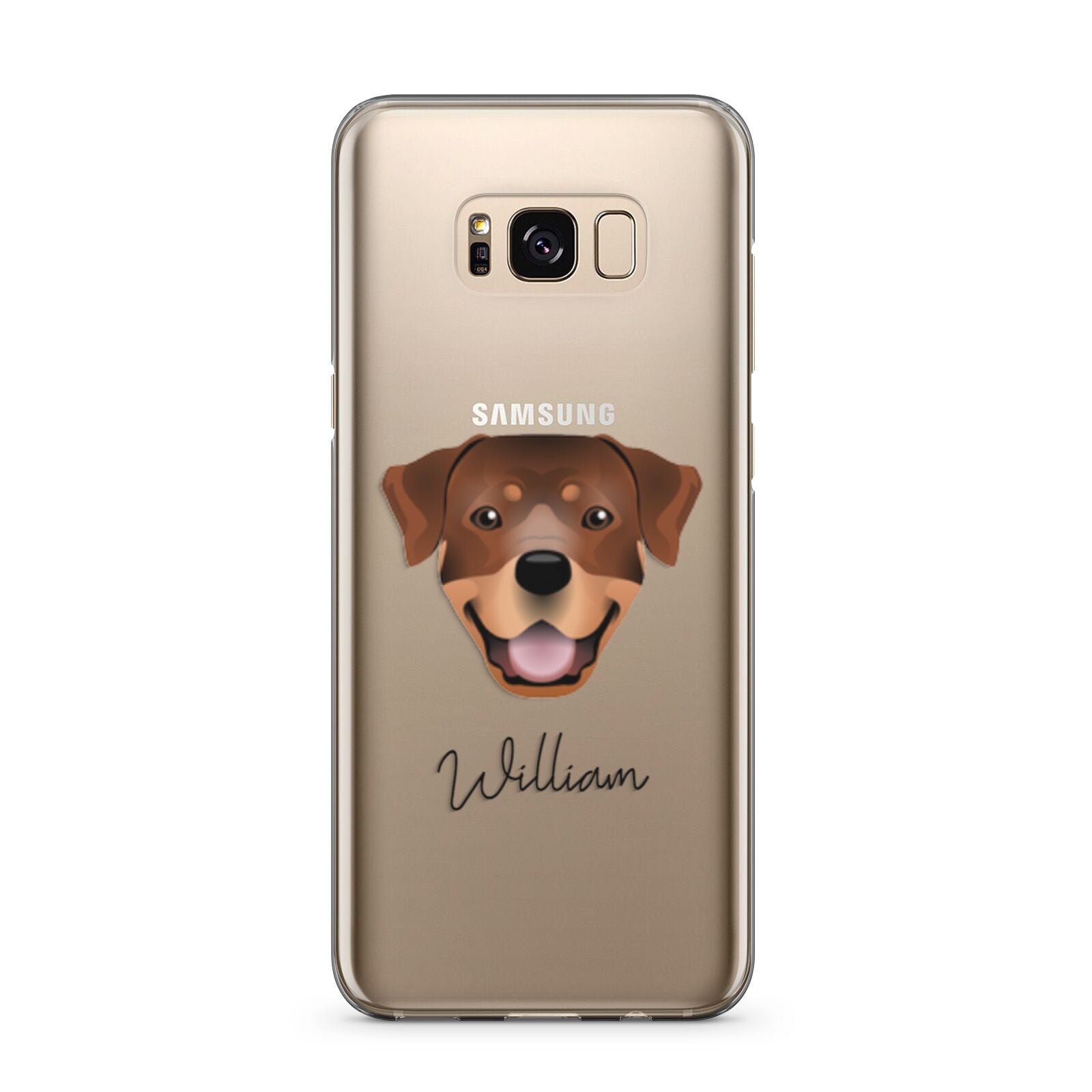 Rottweiler Personalised Samsung Galaxy S8 Plus Case