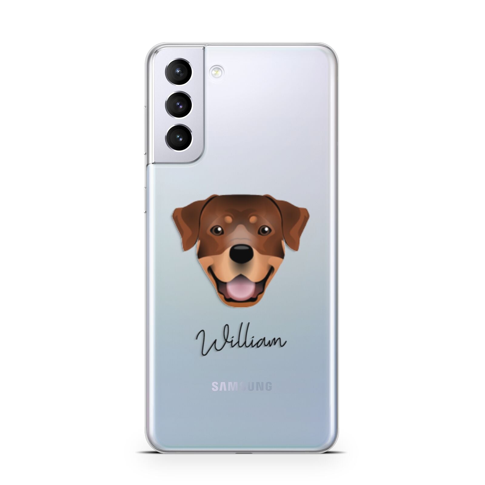 Rottweiler Personalised Samsung S21 Plus Phone Case