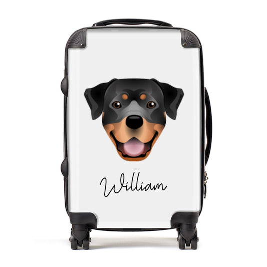 Rottweiler Personalised Suitcase